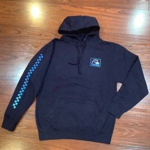 QUIKSILVER BLUE  HOODIE M